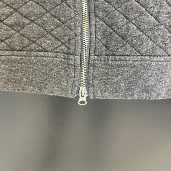 Noel Asmar M Gray Quilted Utility Jacket with elbow patches GUC - Picture 10 of 16